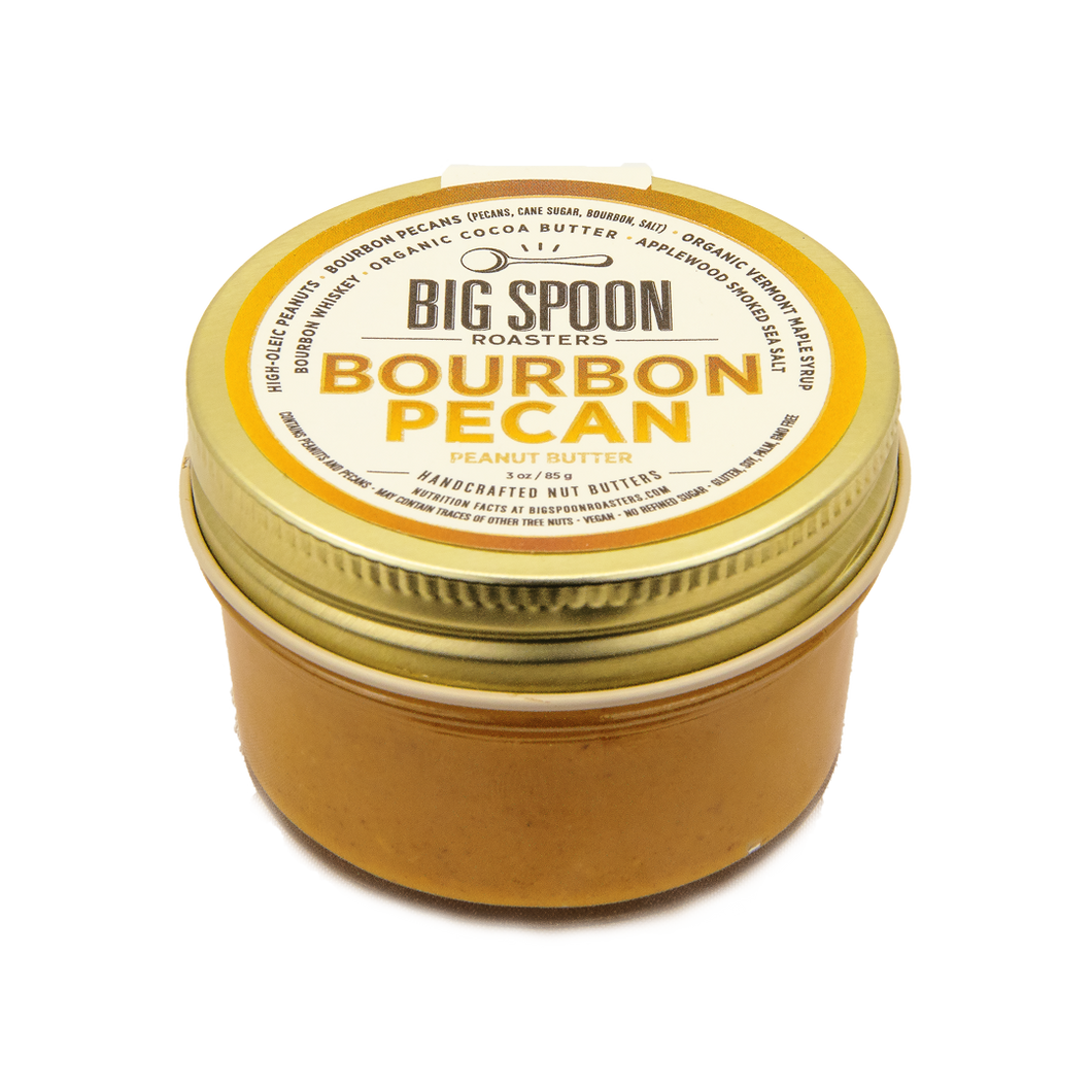 Big Spoon Roasters - Bourbon Pecan Peanut Butter: Mini 3 oz Jar