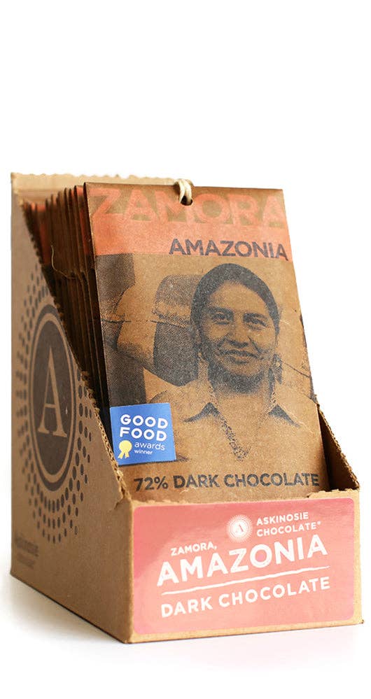 Askinosie Chocolate - 72% Zamora, Amazonia Dark Chocolate Bar