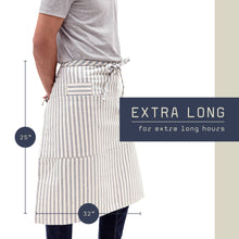 Load image into Gallery viewer, MEEMA - Apron for Restaurant, Grilling &amp; Gardening with pockets
