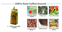 Load image into Gallery viewer, HULA GIRL 100% KONA COFFEE 7OZ
