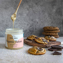 Load image into Gallery viewer, Seed + Mill - Organic Tahini Jar, 16oz - Kosher Sesame Butter
