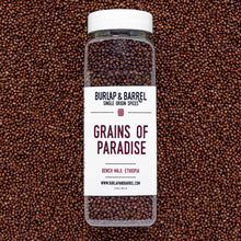 Load image into Gallery viewer, Grains of Paradise (Melegueta pepper) 1.0 oz glass jar

