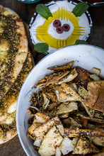 Load image into Gallery viewer, Terranean Herbs &amp; Spices - Za&#39;atar Twice-Baked Pita Chips
