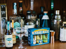 Load image into Gallery viewer, Portland Syrups - Gift Set - Blue Classic Cocktail Drink Mixers
