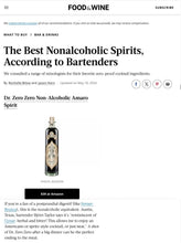Load image into Gallery viewer, Dr Zero Zero - Dr Zero Zero AmarNo  Award Winning Non-Alcoholic Amarno
