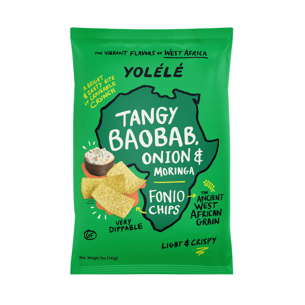 Yolélé - Tangy Baobab Fonio Chips-5 oz