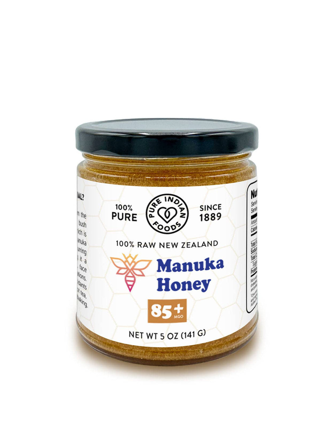 Pure Indian Foods - Manuka Honey, 85+ MGO: 5 oz