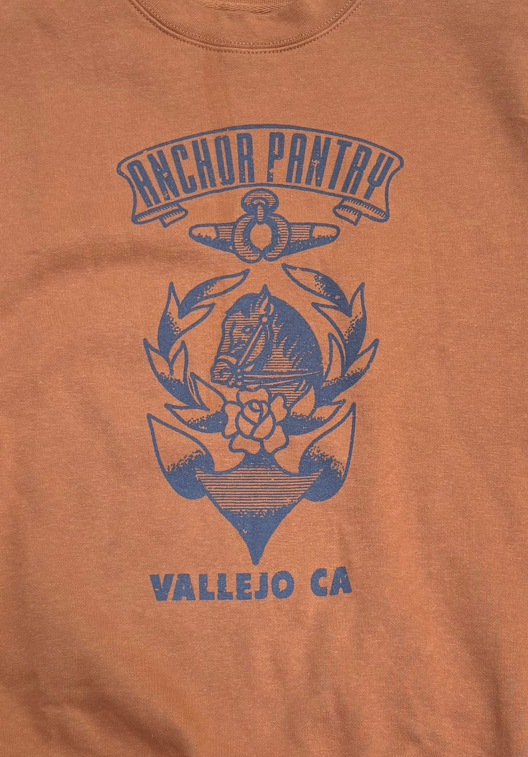 LOGO Crew Sweatshirt CINNAMON Anchor Pantry