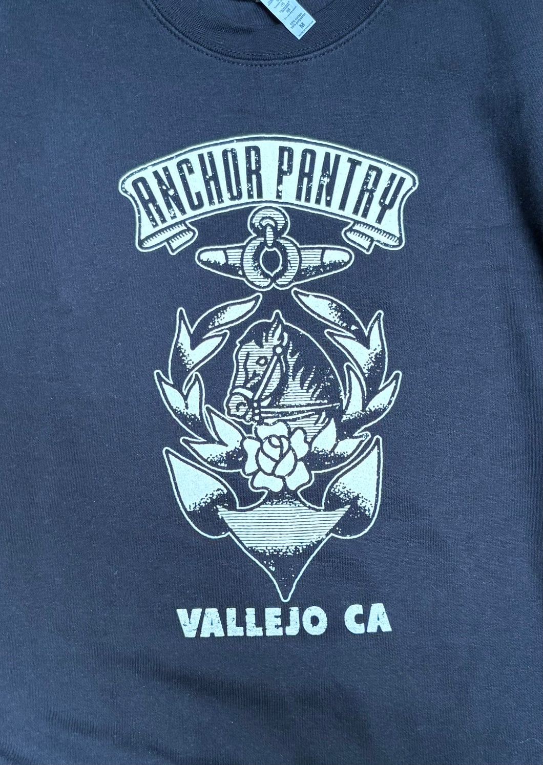 LOGO Crew Sweatshirt NAVY Anchor Pantry