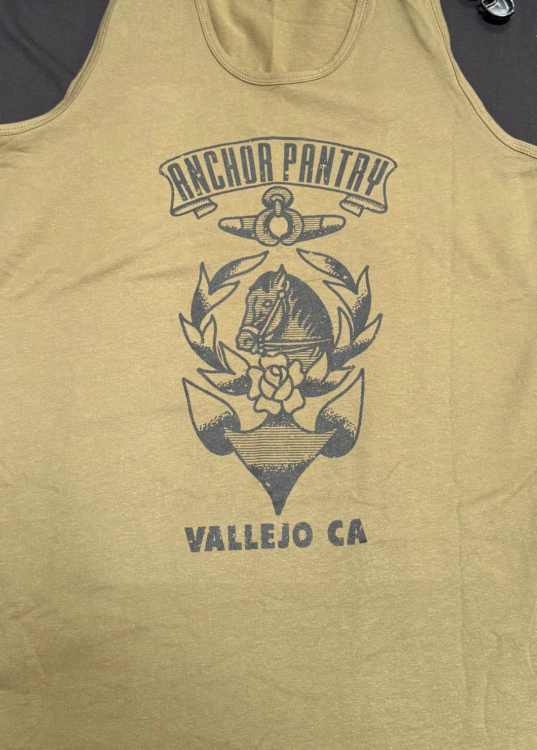 LOGO Tank OLIVE Anchor Pantry