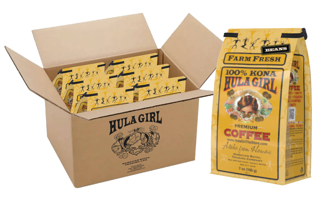 HULA GIRL 100% KONA COFFEE 7OZ