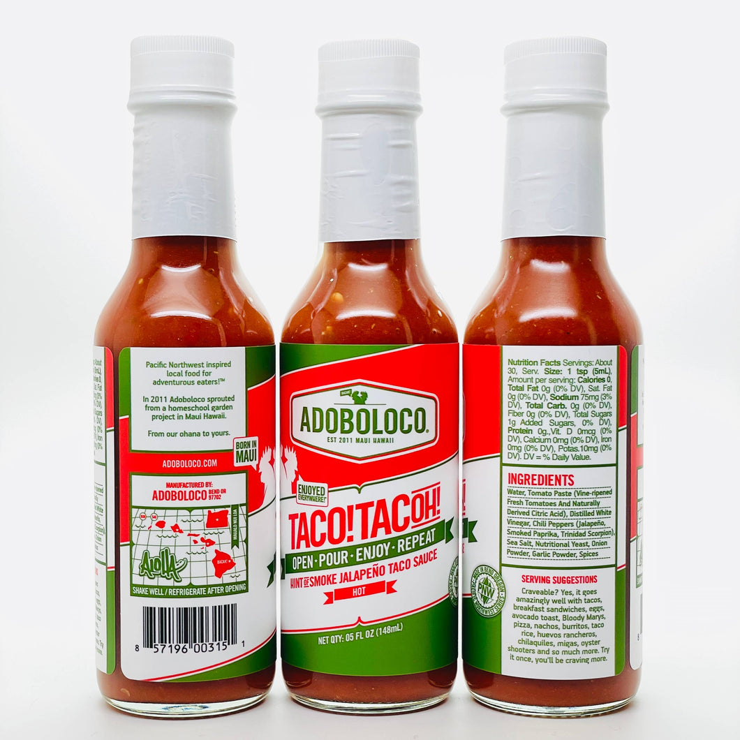 Adoboloco - TACO!TACOH! Hot Sauce - Hot Heat