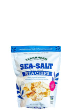 Load image into Gallery viewer, Terranean Herbs &amp; Spices - Sea Salt Twice-Baked Pita Chips
