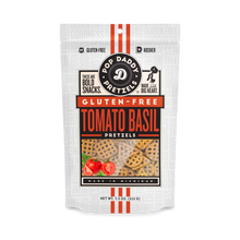 Load image into Gallery viewer, Pop Daddy Snacks - NEW Gluten-Free Tomato Basil Seasoned Pretzels 7.5 oz

