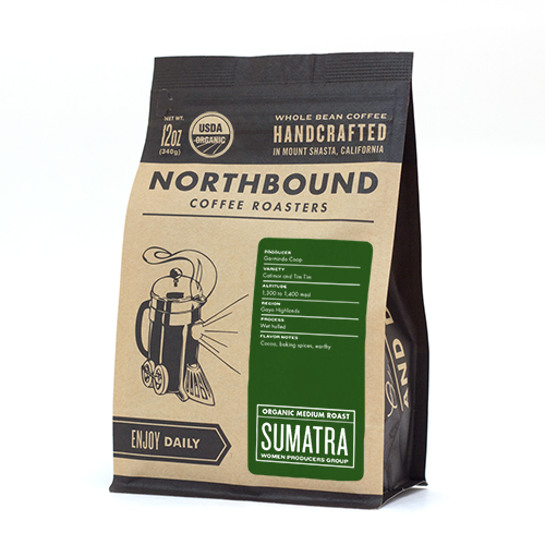 Northbound Coffee Roasters - Organic Sumatra Women Producer Group - Medium Roast: 12 oz