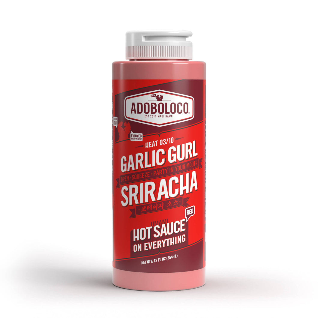 Adoboloco - Adoboloco Garlic Gurl Sriracha RED Hot Sauce - 12oz