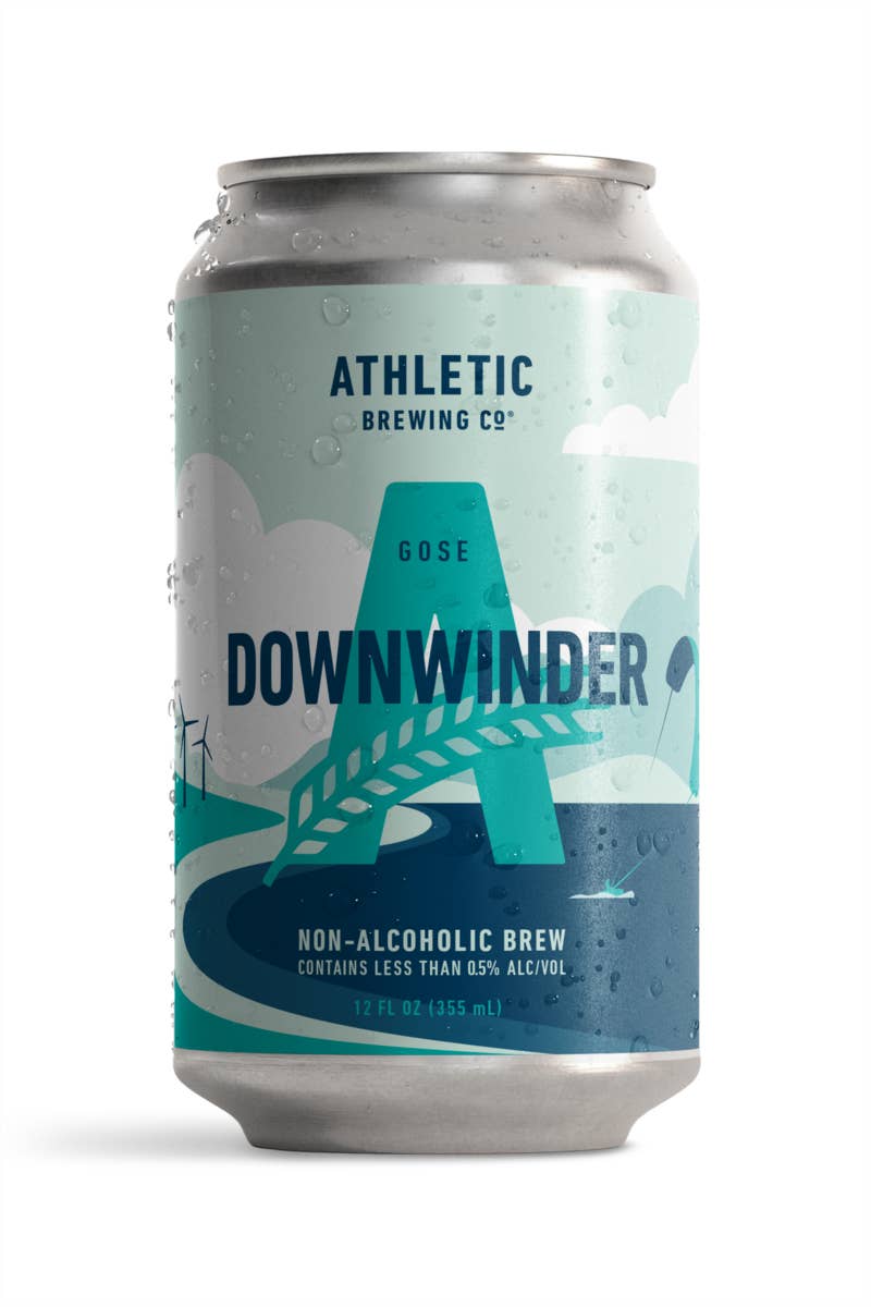 Athletic Brewing Company - Athletic Brewing - Downwinder Gose  Can(Non-Alcoholic)
