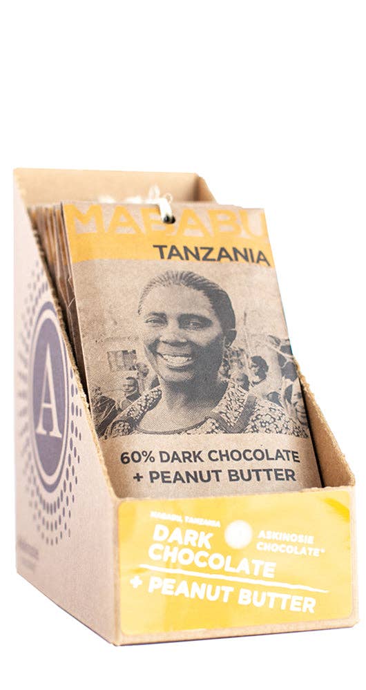 Askinosie Chocolate - POP - Dark Chocolate + Peanut Butter Bar