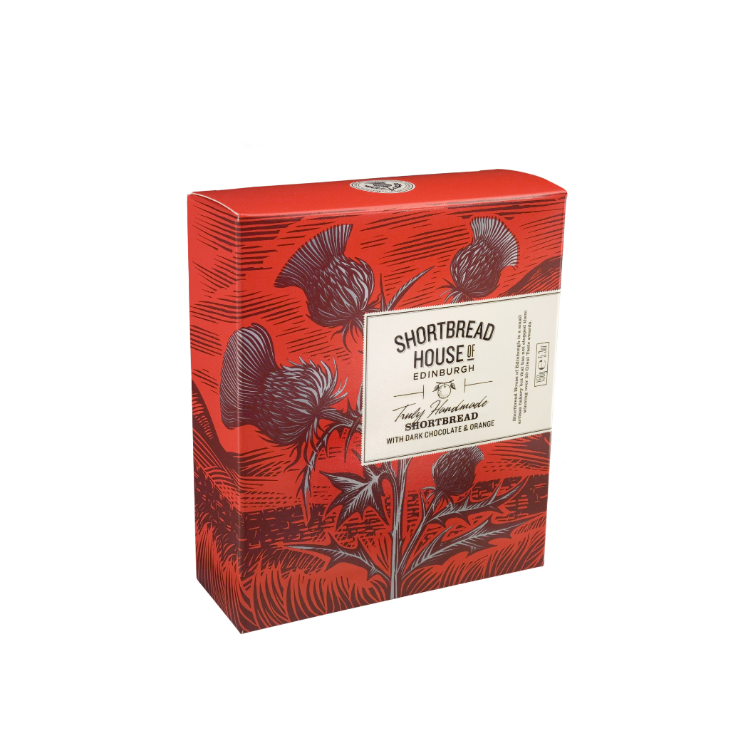 Shortbread House of Edinburgh - Shortbread Mini Chocolate Orange Box 150g MP8