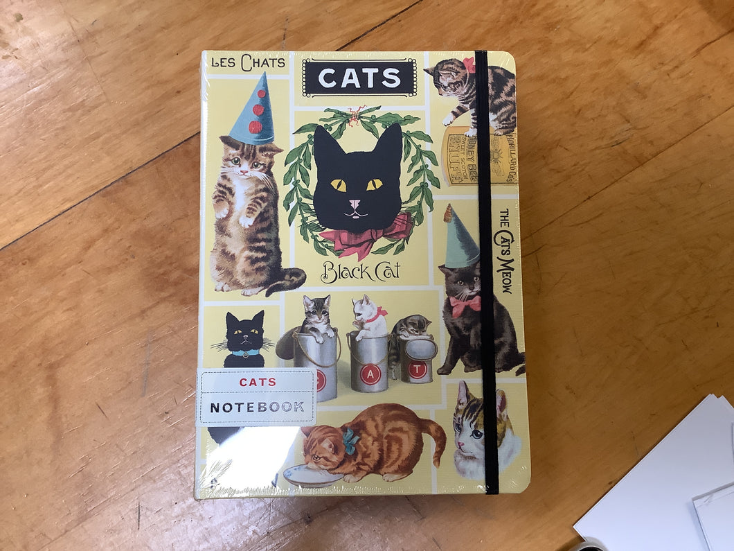 Cavallini Lg Elastic notebook CATS