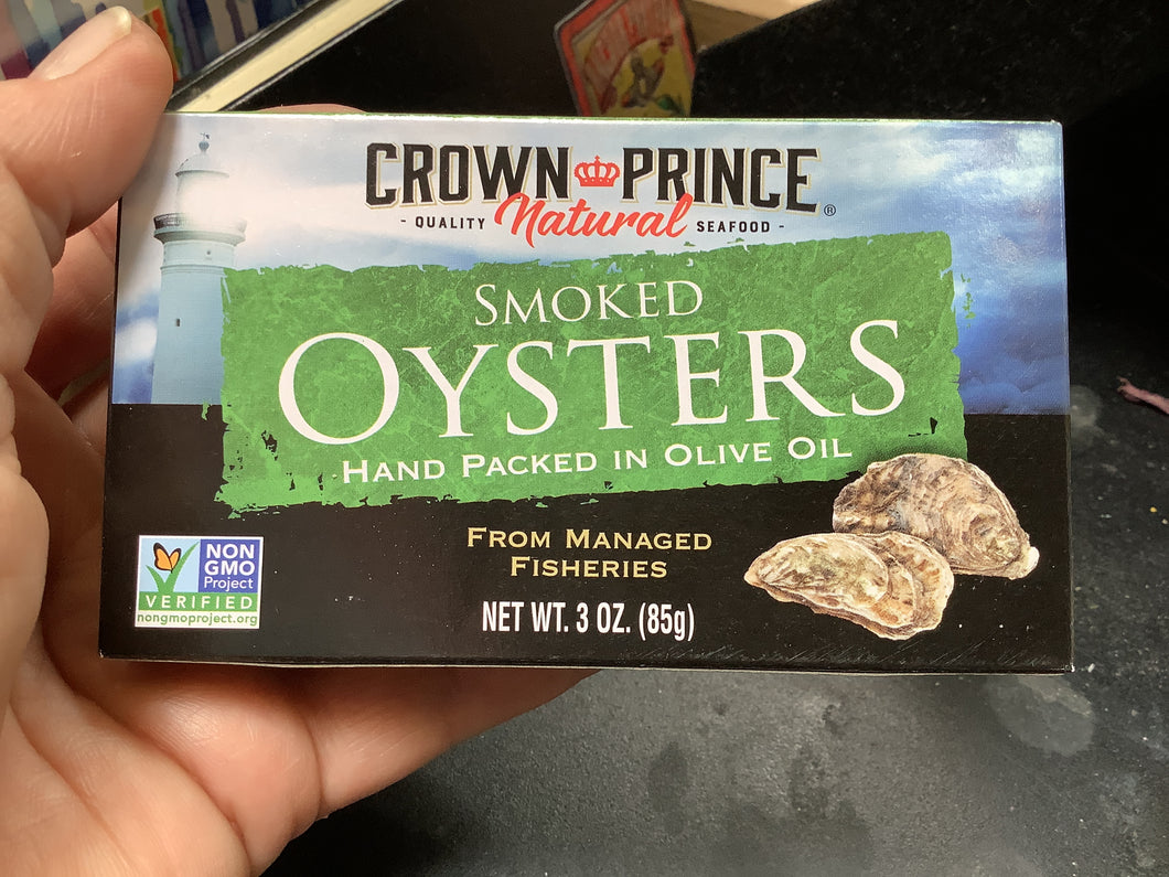 Crown Prince Smoked Oysters 3oz