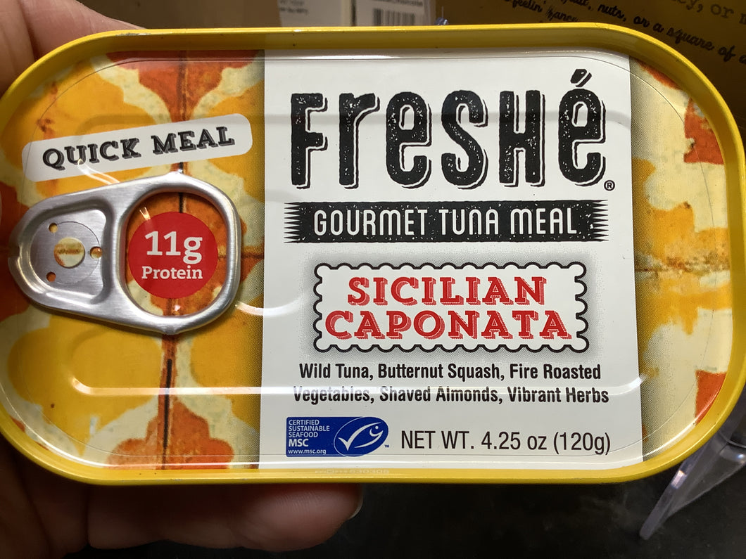 Freshe Sicilian Caponata Tuna Tin 120gr