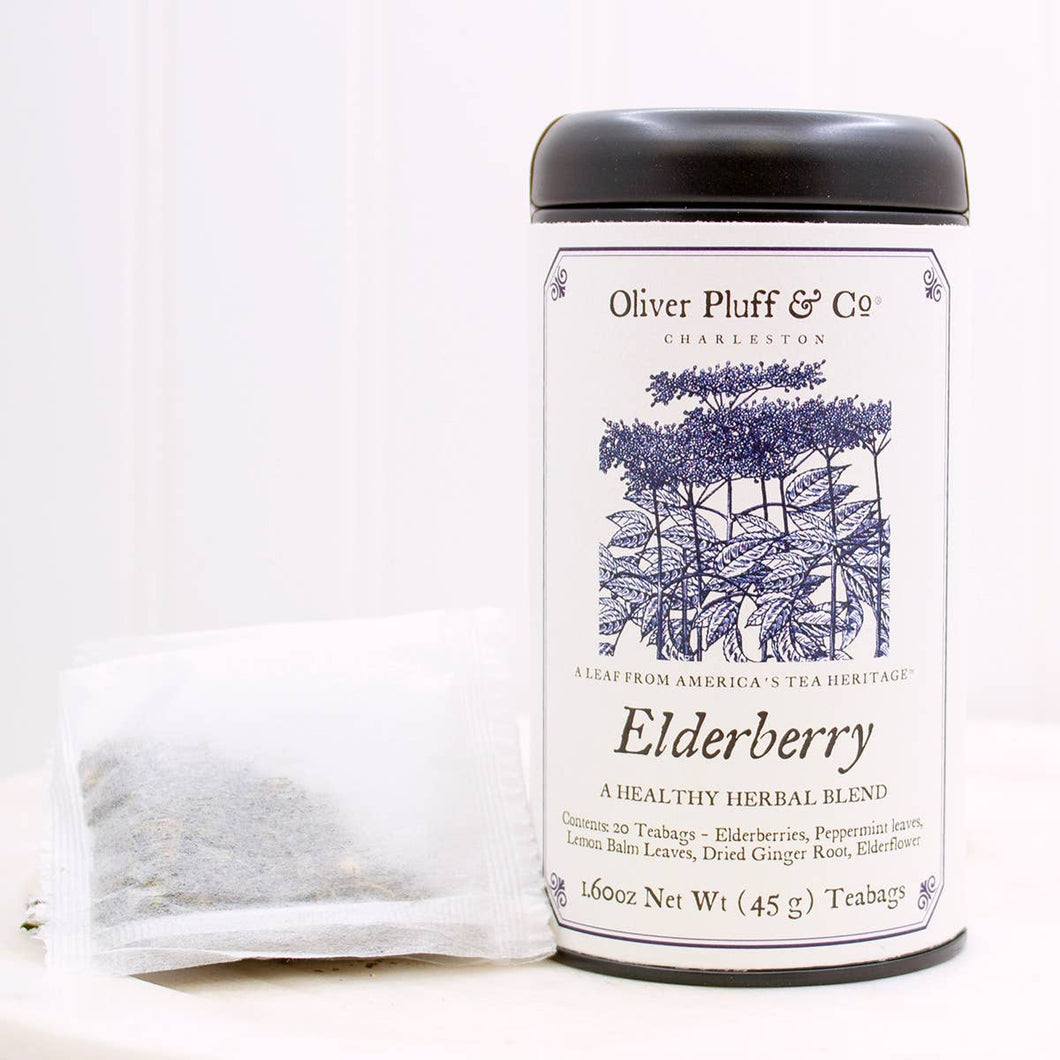 Oliver Pluff & Company - Elderberry - 20 Teabags in Signature Tea Tin (Copy)