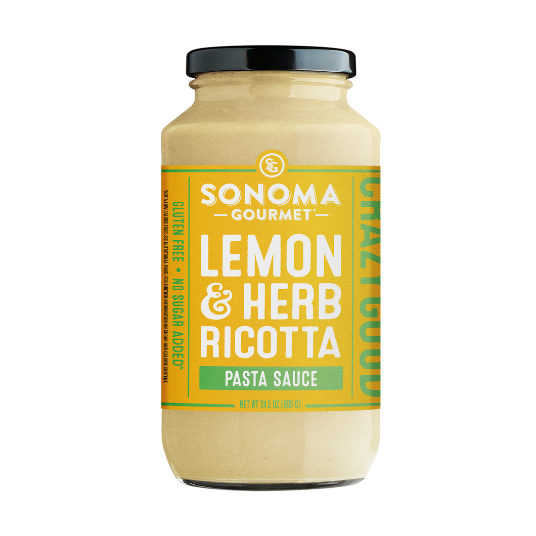 Sonoma Lemon Herb Ricotta pasta sauce