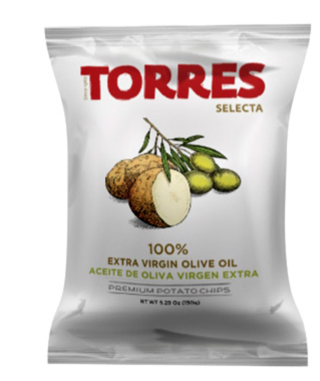 Torres Potato Chips with Olive Oil LG bag