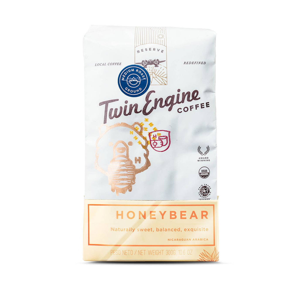 Twin Engine Coffee - Honey Bear Reserve From the Source Organic Fair / Whole
