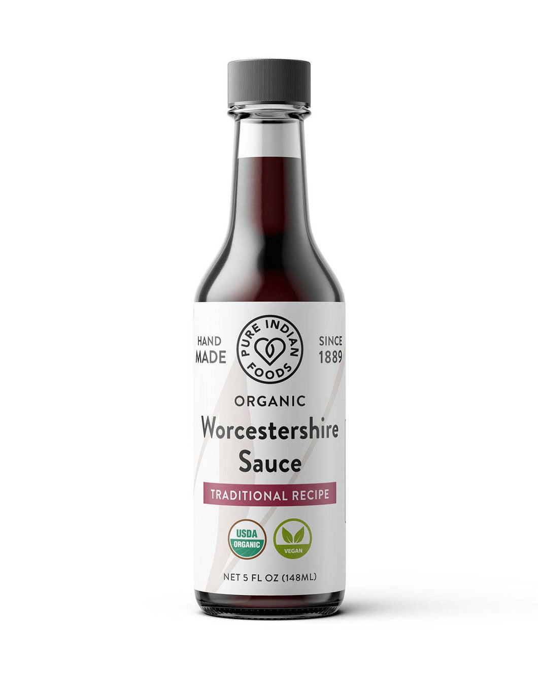 Pure Indian Foods - Worcestershire Sauce, Certified Organic - 5 fl oz