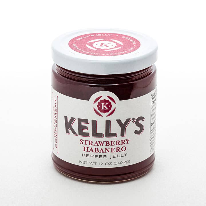 Kelly's Jelly - 12oz Strawberry Habanero Pepper Jelly