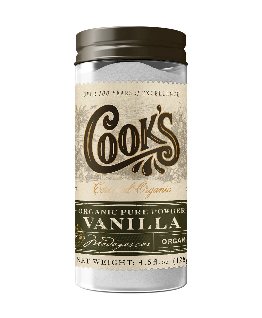 Cook Flavoring Company - Organic Pure Vanilla Powder