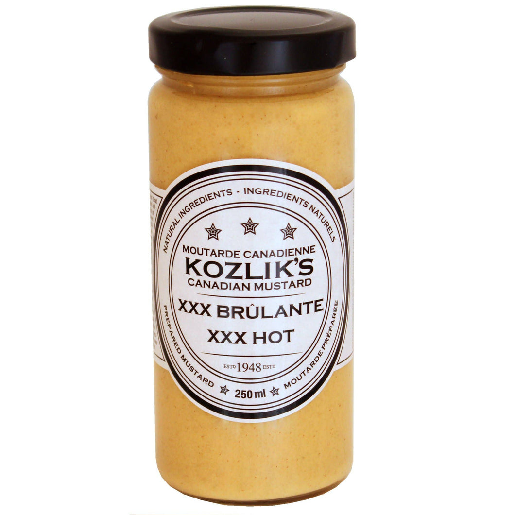 Kozlik’s XXX Hot Mustard - 8oz (227gm)