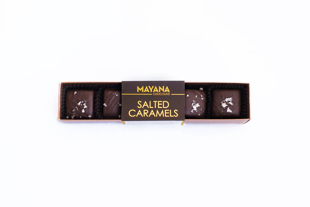 Mayana Chocolate - 5 Piece Salted Caramel Box