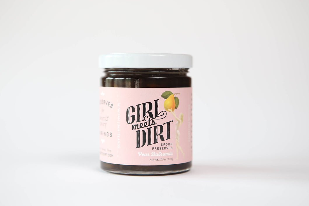 Girl Meets Dirt - Pear Balsamic Spoon Preserves 7.75oz