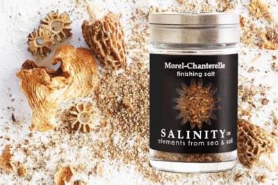 Salinity Finishing Salt - Jar - Morel Chanterelle Finishing Salt