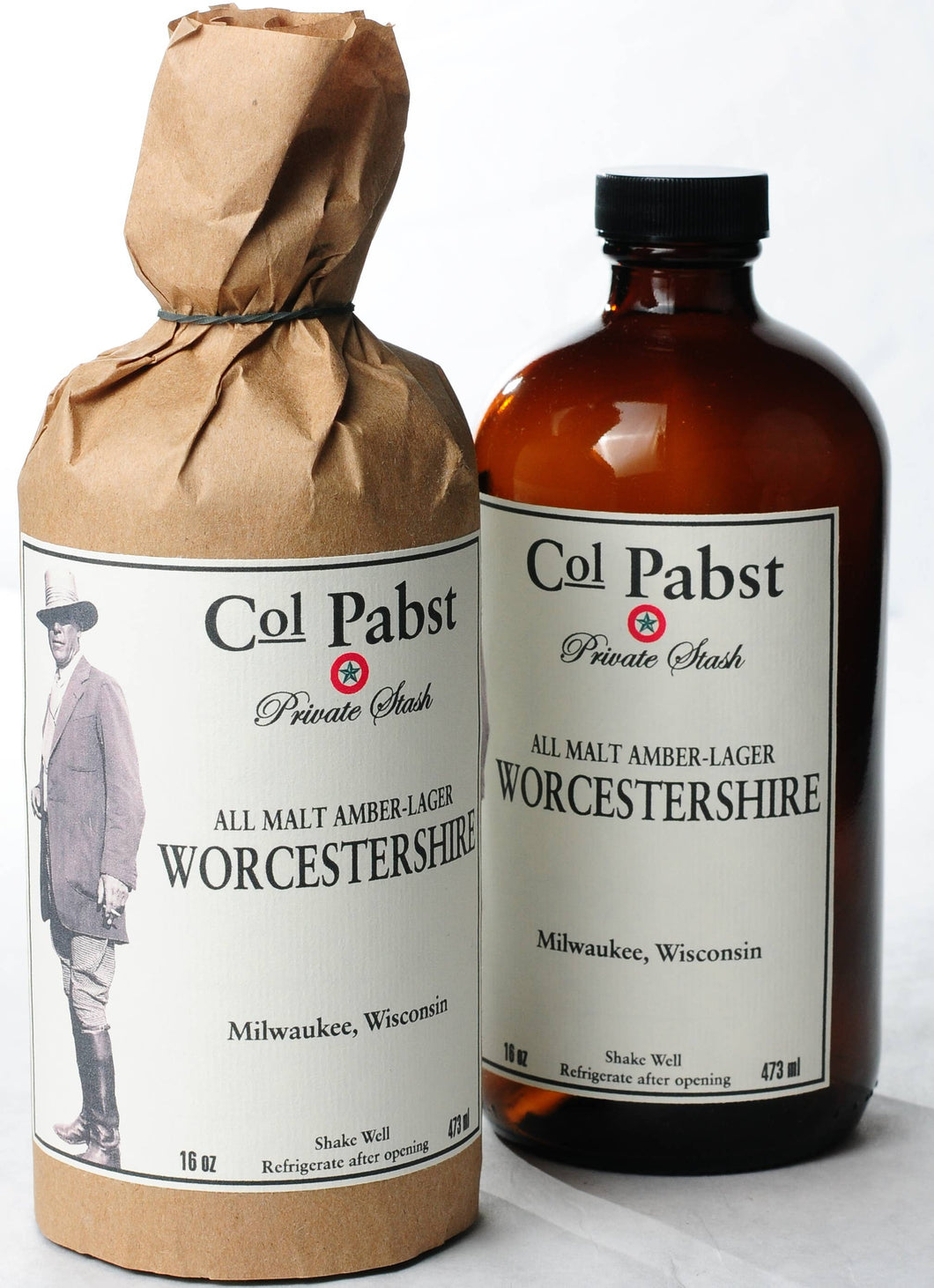 Colonel Pabst - Large Colonel Pabst Worcestershire Sauce