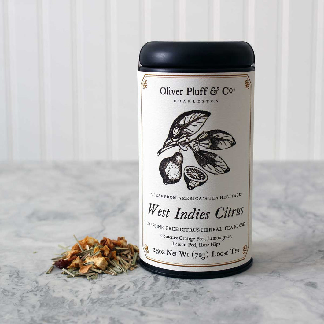 Oliver Pluff & Company - West Indies Citrus - Loose Tea in Signature Tea Tin