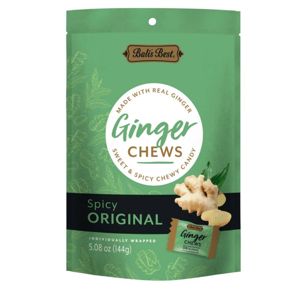 Wholesome Good - Bali's Best Spicy Original Ginger Chews 5.08 oz