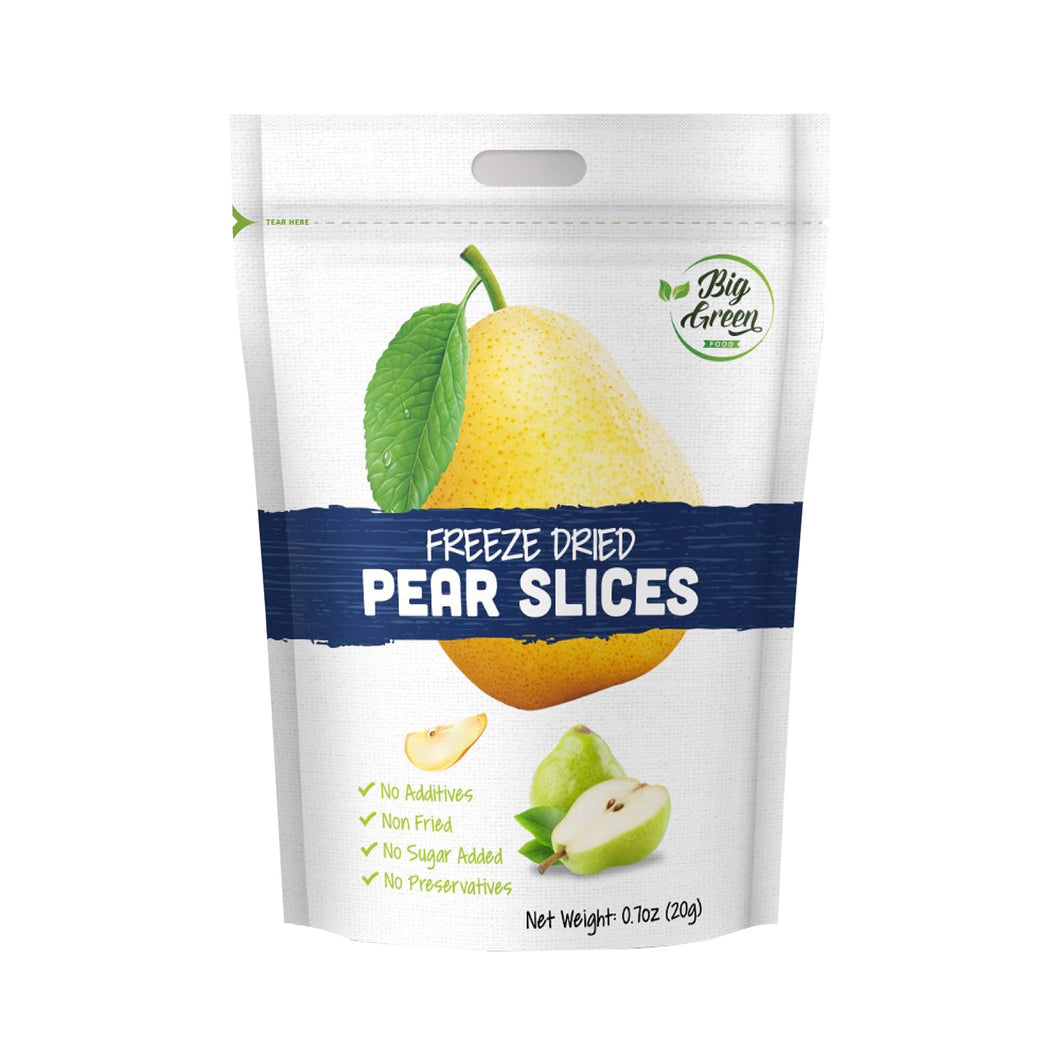 Big Green Organic Food - Freeze Dried Pear Slices