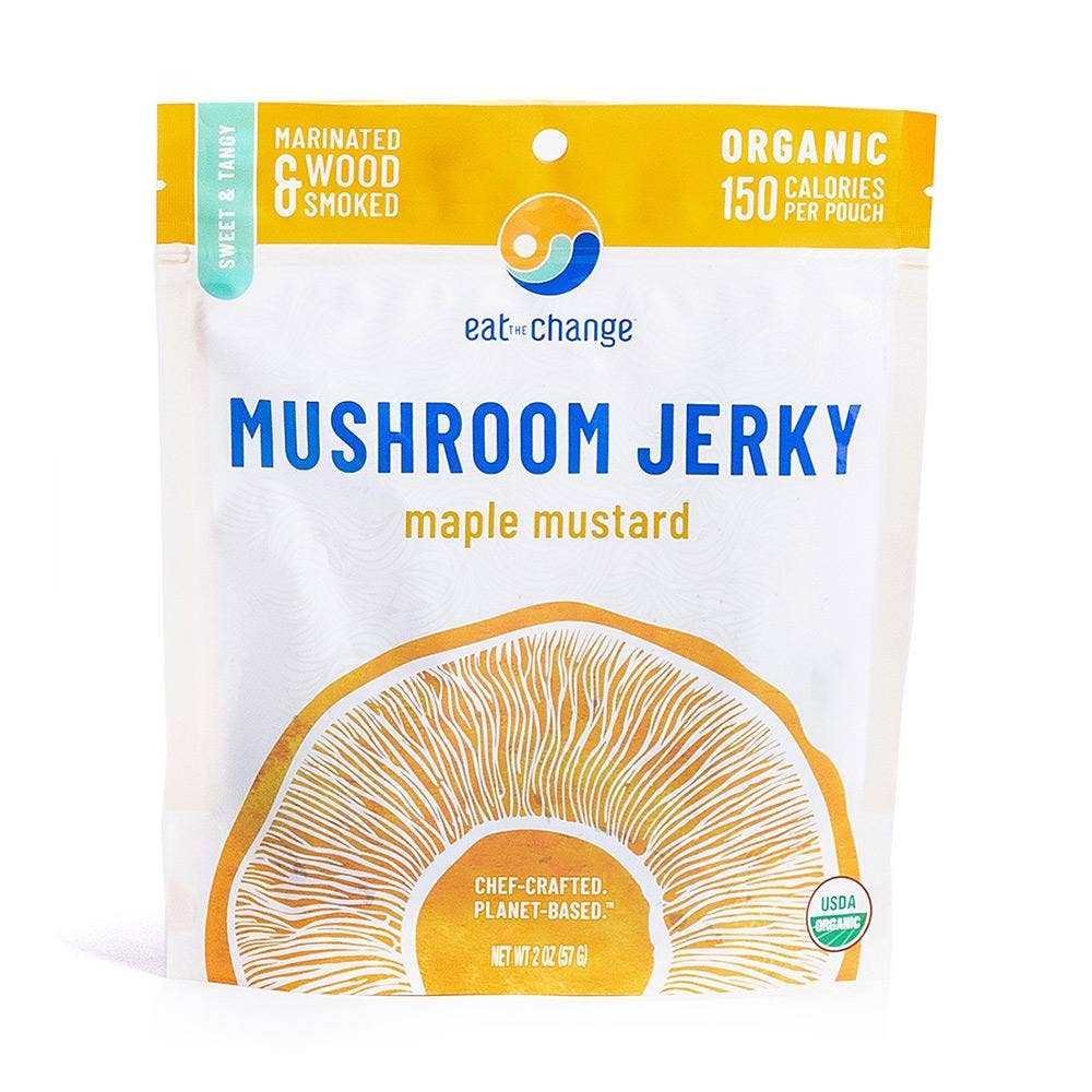 Eat the Change - Organic Maple Mustard Mushroom Jerky