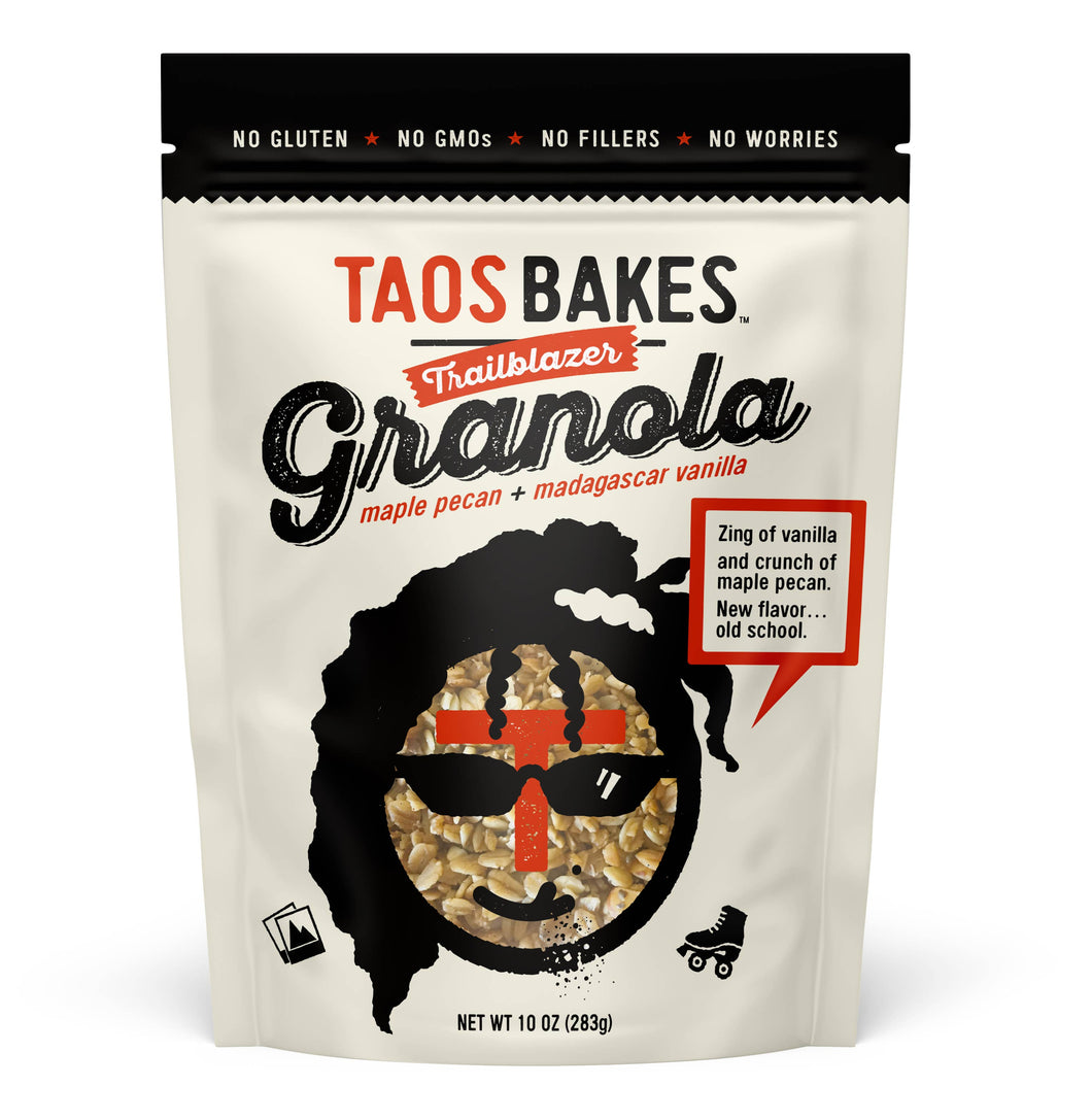 Taos Bakes Trailblazer Granola - Maple Pecan + Madagascar Vanilla
