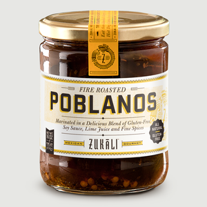 Zukali Mexican Gourmet - Zukali  Fire Roasted Poblanos