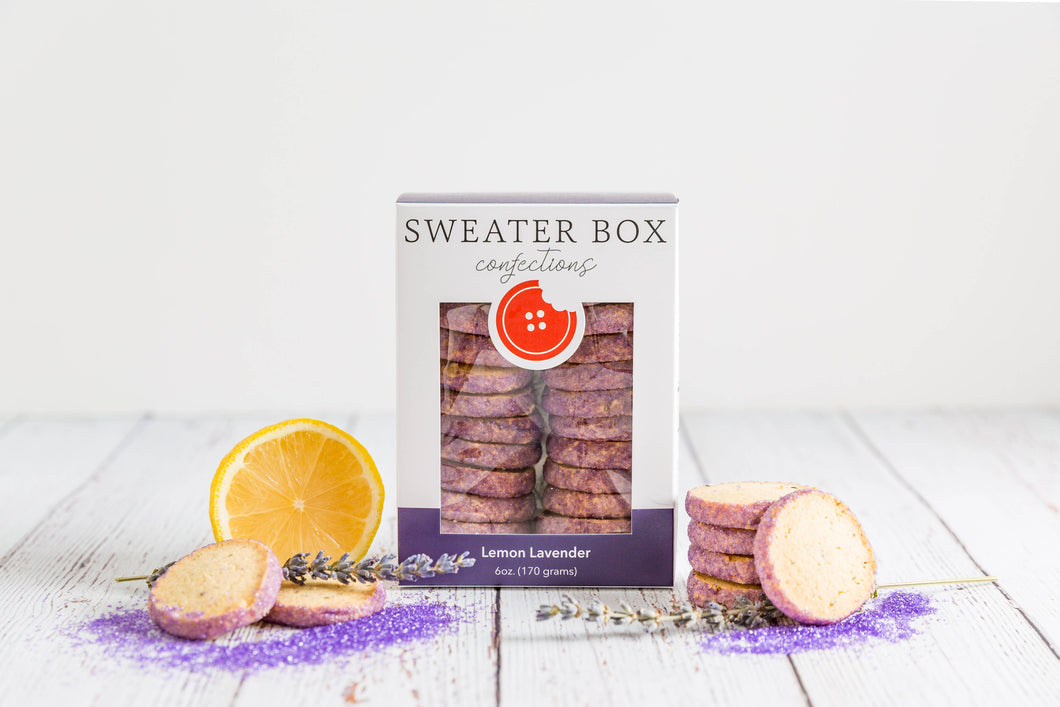 Sweater Box Confections - Lavender Lemon Cookies