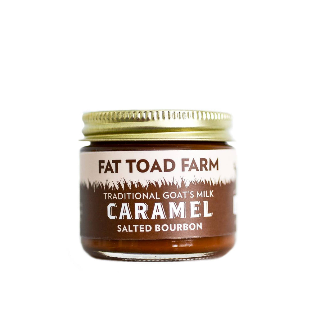 Fat Toad Farm - 2oz Goat's Milk Salted Bourbon Caramel Jar