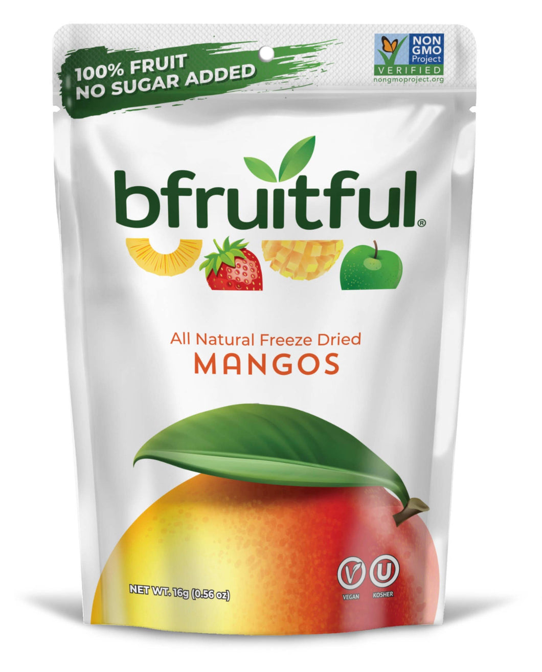 bfruitful - Freeze Dried Mangos (24 Pack)