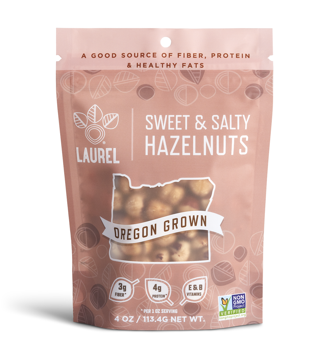 Laurel Foods - Hazelnut Kernels, Sweet & Salty, 4 oz SUP