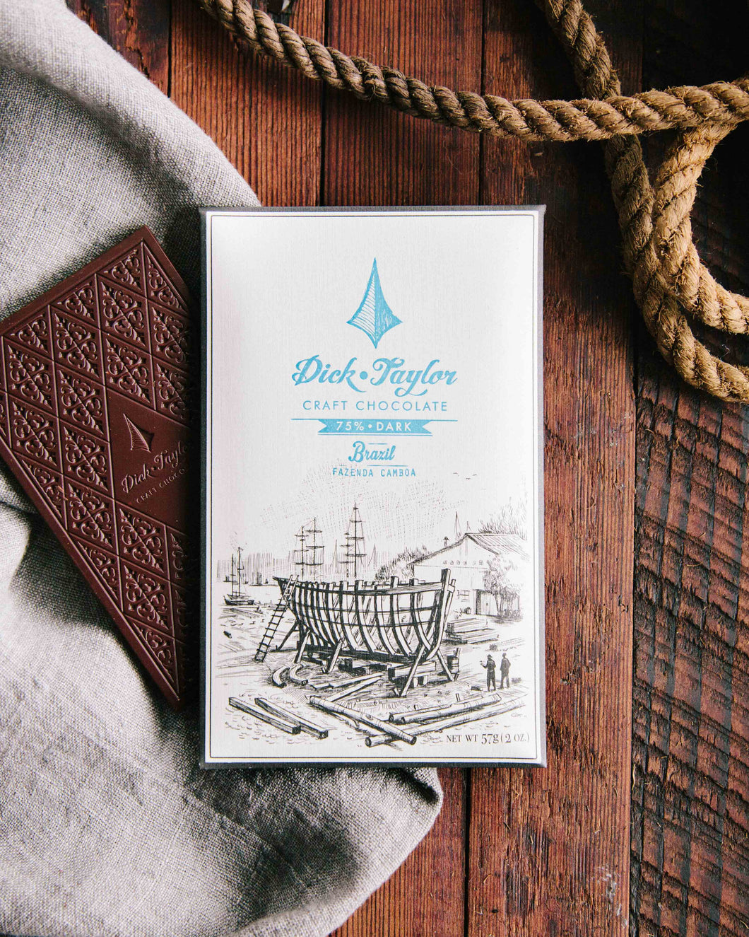 Dick Taylor Craft Chocolate - 75% Brazil, Fazenda Camboa