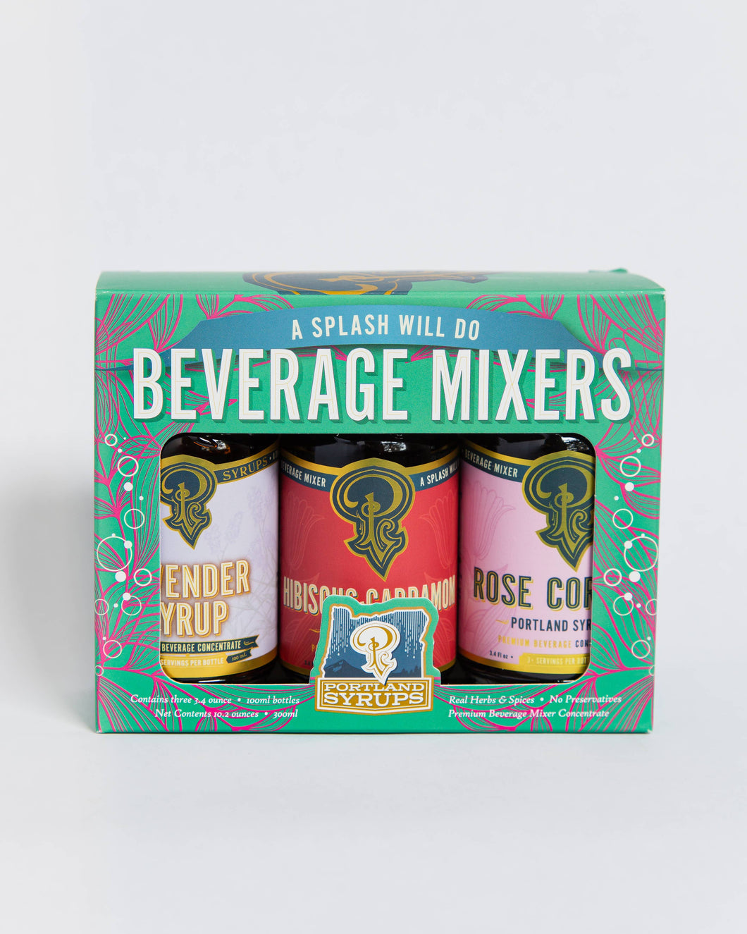 Portland Syrups - Emerald Sampler Box - cocktail / mocktail beverage mixers